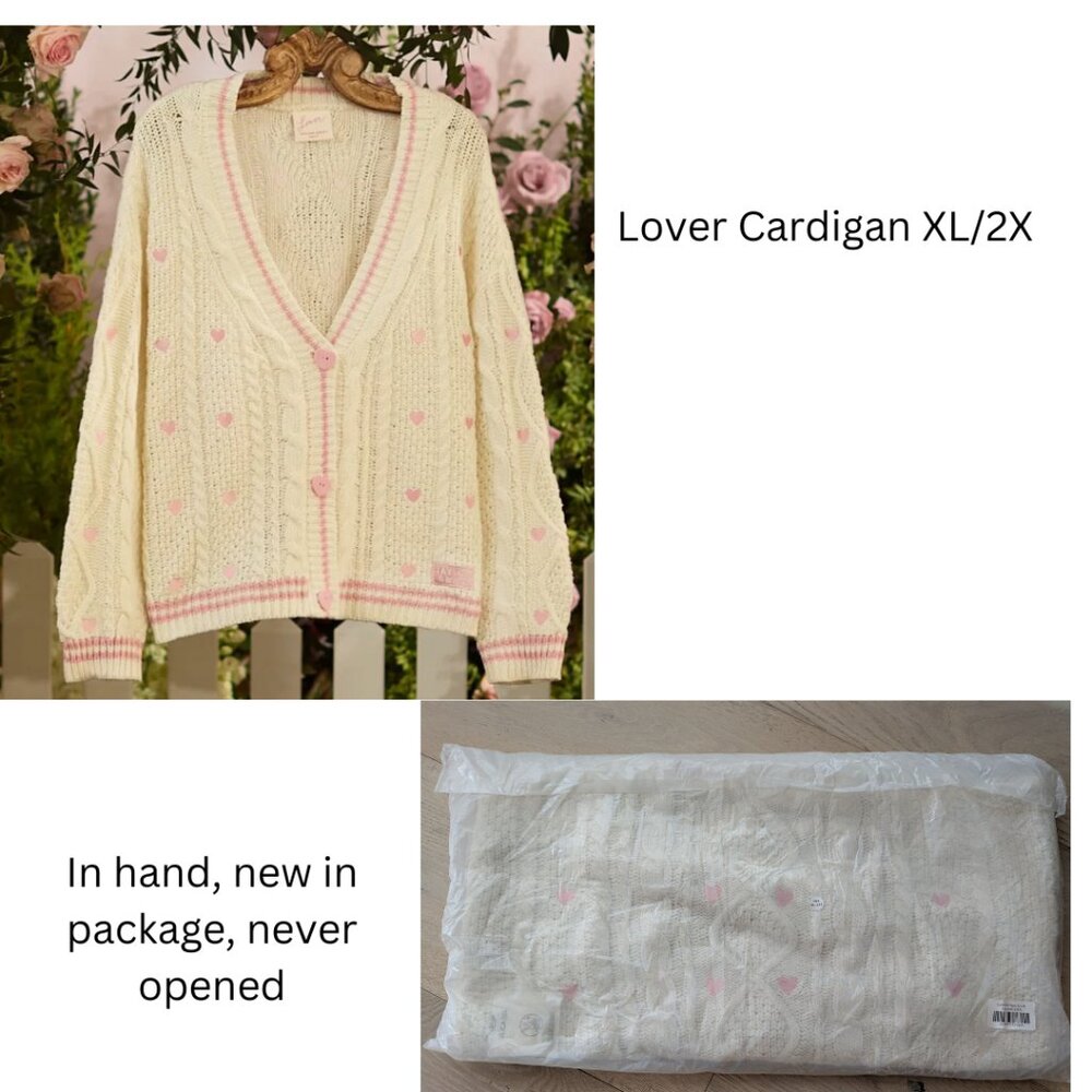 OFFICIAL Taylor Swift Lover Cardigan XL/2X 2025 Release IN HAND New in package